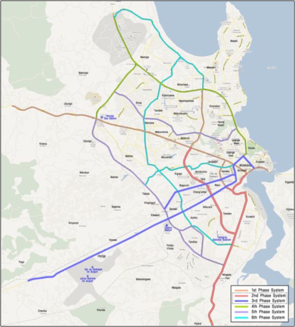 Dar es Salaam Bus Rapid Transit (BRT) - Phase 3; Lot 1 Road Works (23.33 Km) including Bus Stations.